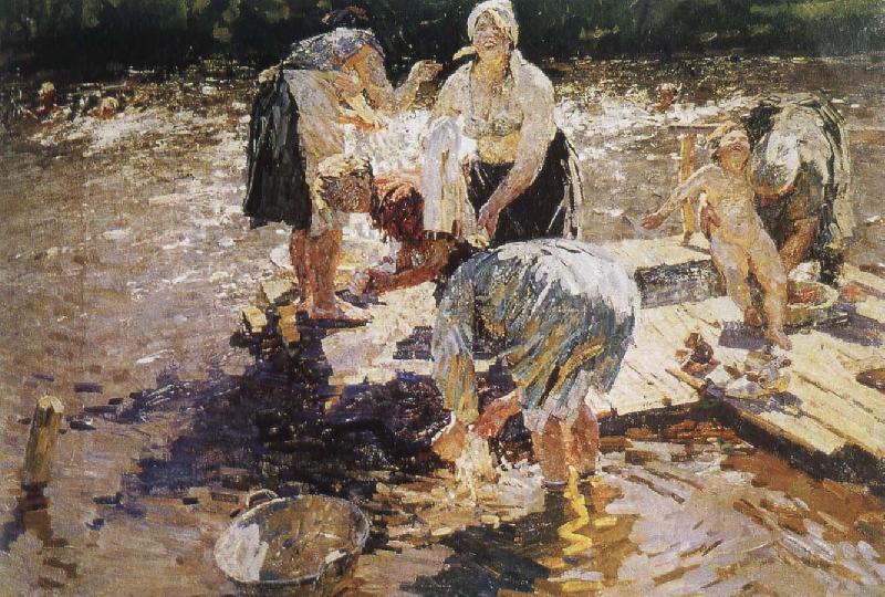 unknow artist Laundry M Germany oil painting art
